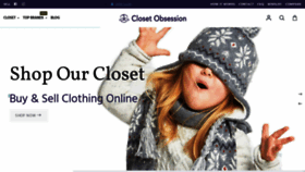 What Closetobsession.com website looked like in 2021 (2 years ago)