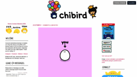 What Chibird.com website looked like in 2021 (2 years ago)