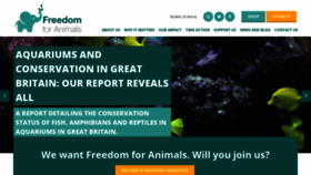 What Captiveanimals.org website looked like in 2021 (2 years ago)