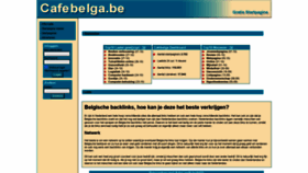 What Cafebelga.be website looked like in 2021 (2 years ago)