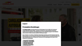 What Carglass.de website looked like in 2021 (2 years ago)