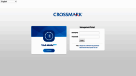 What Crossmark.mvretail.com website looked like in 2021 (2 years ago)
