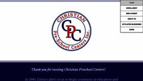 What Christianpreschoolcenters.com website looked like in 2021 (2 years ago)