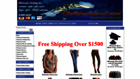What Clothingisland.com website looked like in 2021 (2 years ago)