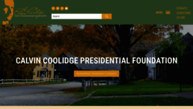What Coolidgefoundation.org website looked like in 2021 (2 years ago)