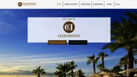 What Club1hotels.com website looked like in 2021 (2 years ago)