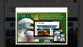 What Capecorallivingmagazine.com website looked like in 2021 (2 years ago)