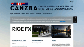 What Canzba.org website looked like in 2021 (2 years ago)