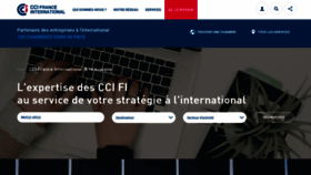 What Ccifrance-international.org website looked like in 2021 (2 years ago)