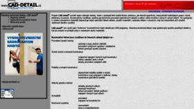 What Cad-detail.cz website looked like in 2021 (2 years ago)