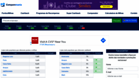 What Comparemania.com.br website looked like in 2021 (2 years ago)