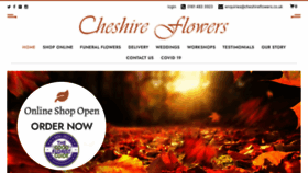 What Cheshireflowers.co.uk website looked like in 2021 (2 years ago)
