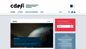 What Cdefi.fr website looked like in 2021 (2 years ago)