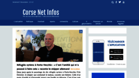 What Corsenetinfos.corsica website looked like in 2021 (2 years ago)