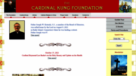 What Cardinalkungfoundation.org website looked like in 2021 (2 years ago)