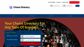 What Choice.directory website looked like in 2021 (4 years ago)