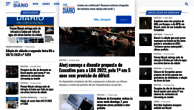 What Cliquediario.com.br website looked like in 2021 (2 years ago)
