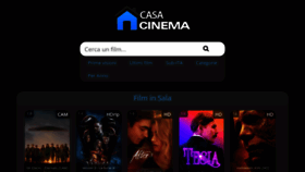 What Casacinema.media website looked like in 2021 (2 years ago)