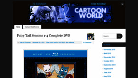 What Cartoon-world.org website looked like in 2021 (2 years ago)