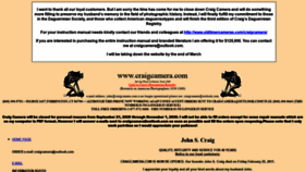 What Craigcamera.com website looked like in 2021 (2 years ago)