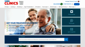 What Clinics.com.tr website looked like in 2021 (2 years ago)