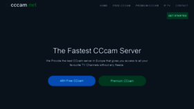 What Cccam.net website looked like in 2021 (2 years ago)