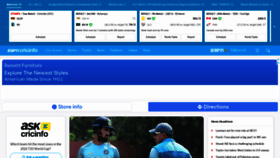 What Cricket.org website looked like in 2021 (3 years ago)