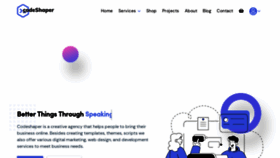 What Codeshaper.net website looked like in 2021 (2 years ago)