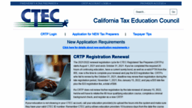 What Ctec.org website looked like in 2021 (2 years ago)
