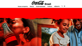 What Cocacolabrasil.com.br website looked like in 2021 (2 years ago)