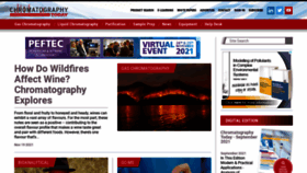What Chromatographytoday.com website looked like in 2021 (2 years ago)