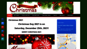 What Christmas.365greetings.com website looked like in 2021 (2 years ago)