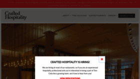 What Craftrestaurantsinc.com website looked like in 2021 (2 years ago)
