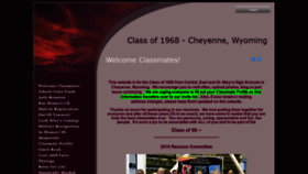 What Cesmclassof68cheyennewy.com website looked like in 2021 (2 years ago)