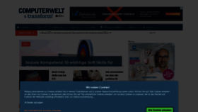 What Computerwelt.at website looked like in 2021 (2 years ago)