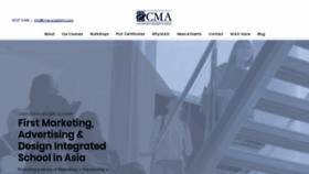 What Cma-academy.edu.sg website looked like in 2021 (2 years ago)