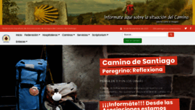 What Caminosantiago.org website looked like in 2021 (3 years ago)