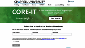 What Chappell-university.com website looked like in 2021 (2 years ago)