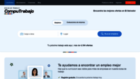 What Computrabajo.sv website looked like in 2021 (2 years ago)