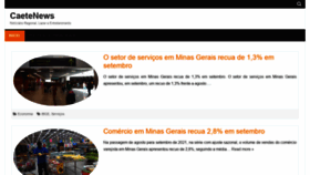 What Caetenews.com.br website looked like in 2021 (2 years ago)