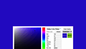 What Colorpicker.me website looked like in 2021 (2 years ago)