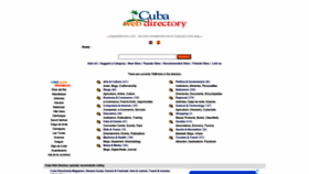 What Cubawebdirectory.com website looked like in 2021 (2 years ago)