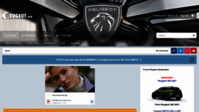 What Clubpeugeot.es website looked like in 2021 (2 years ago)