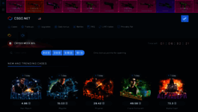 What Csgo.net website looked like in 2021 (3 years ago)