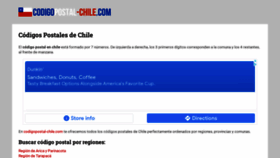 What Codigopostal-chile.com website looked like in 2021 (2 years ago)