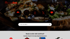 What Catchfood.com website looked like in 2021 (2 years ago)