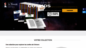 What Collectioncosmoslemonde.fr website looked like in 2021 (2 years ago)