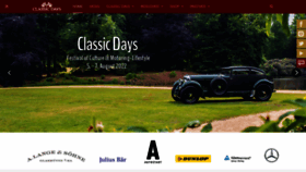 What Classic-days.de website looked like in 2021 (2 years ago)