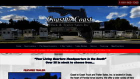What Coasttocoasttrailer.com website looked like in 2021 (2 years ago)