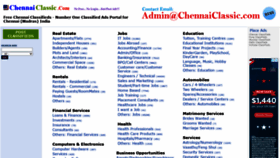 What Chennaiclassic.com website looked like in 2021 (2 years ago)